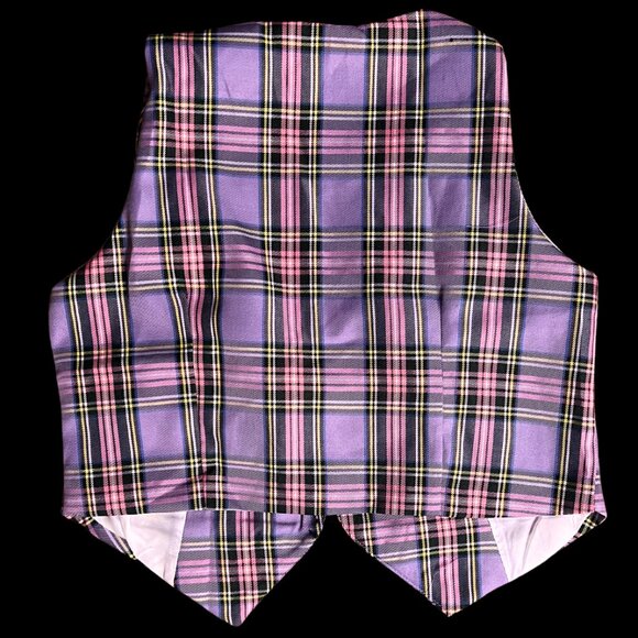 Premium Flannel Diamante Tailored Tank Top // Medium - Picture 13 of 13